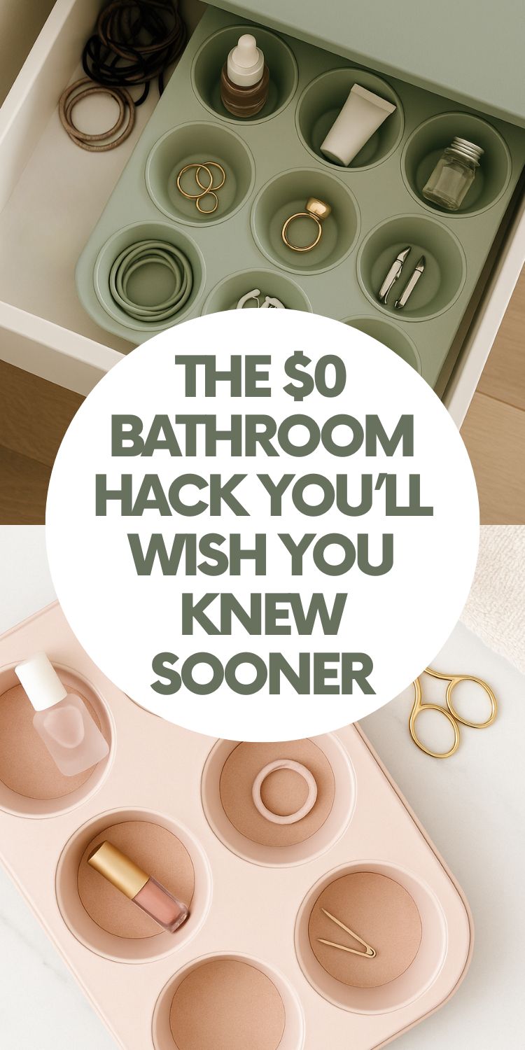 The Muffin Tin Hack That Turns Bathroom Chaos Into Calm