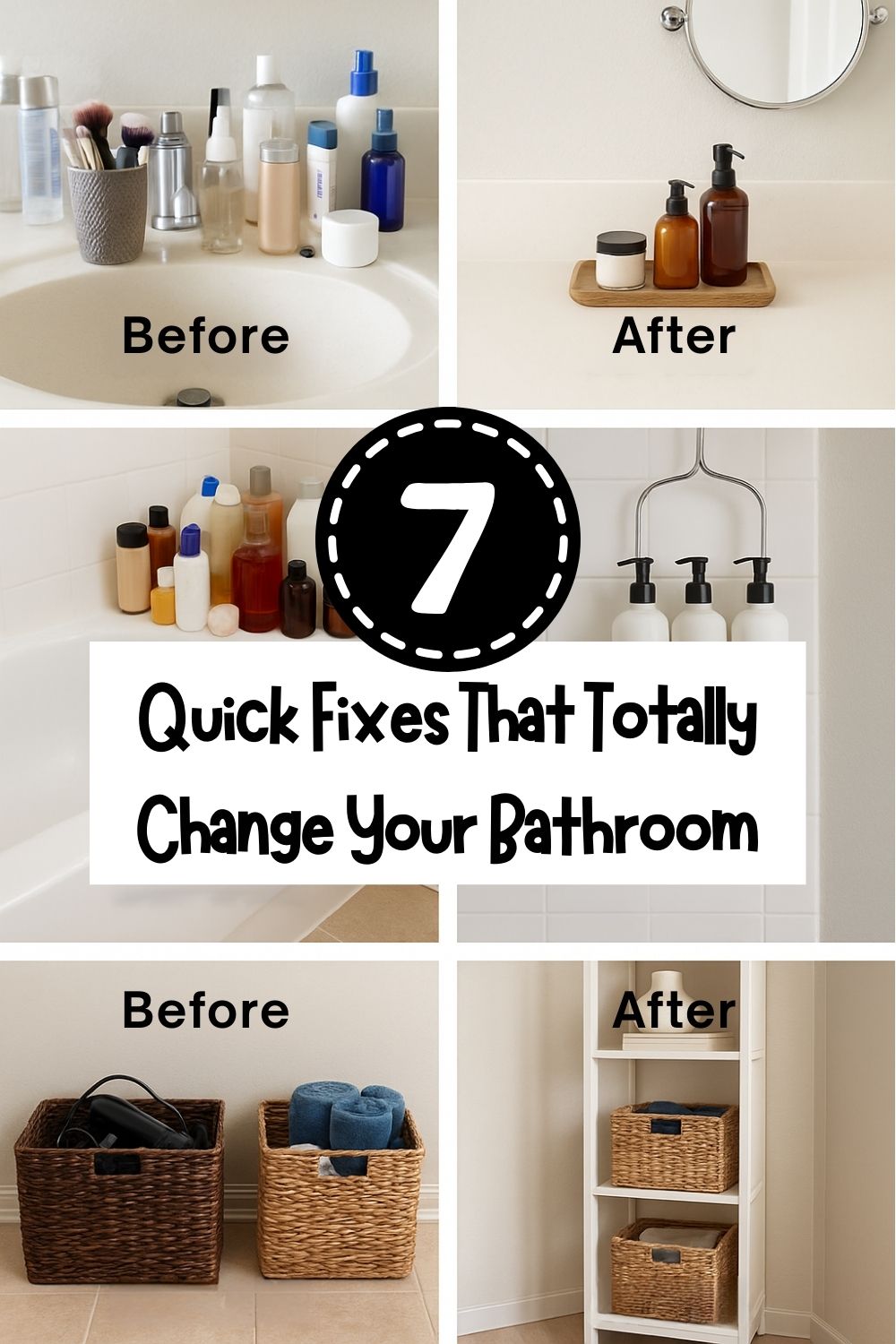 Before & After: Tiny Bathroom Transformations You Can Do in a Day