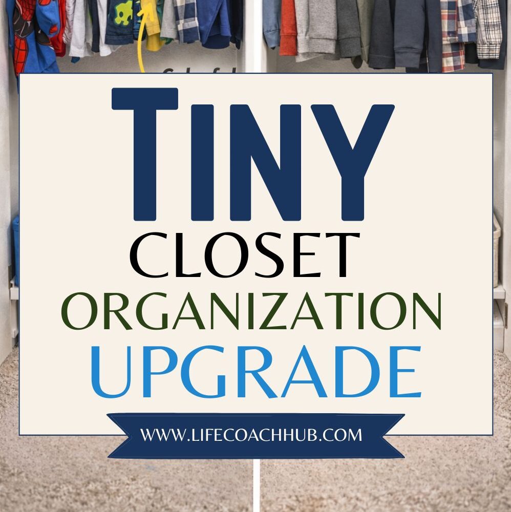 Small Room Closet Organization for Kids or Teens
