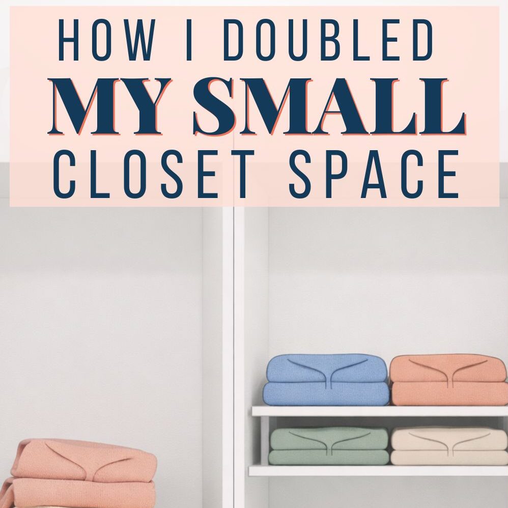 DIY Shelf Risers That Double Your Small Closet Storage