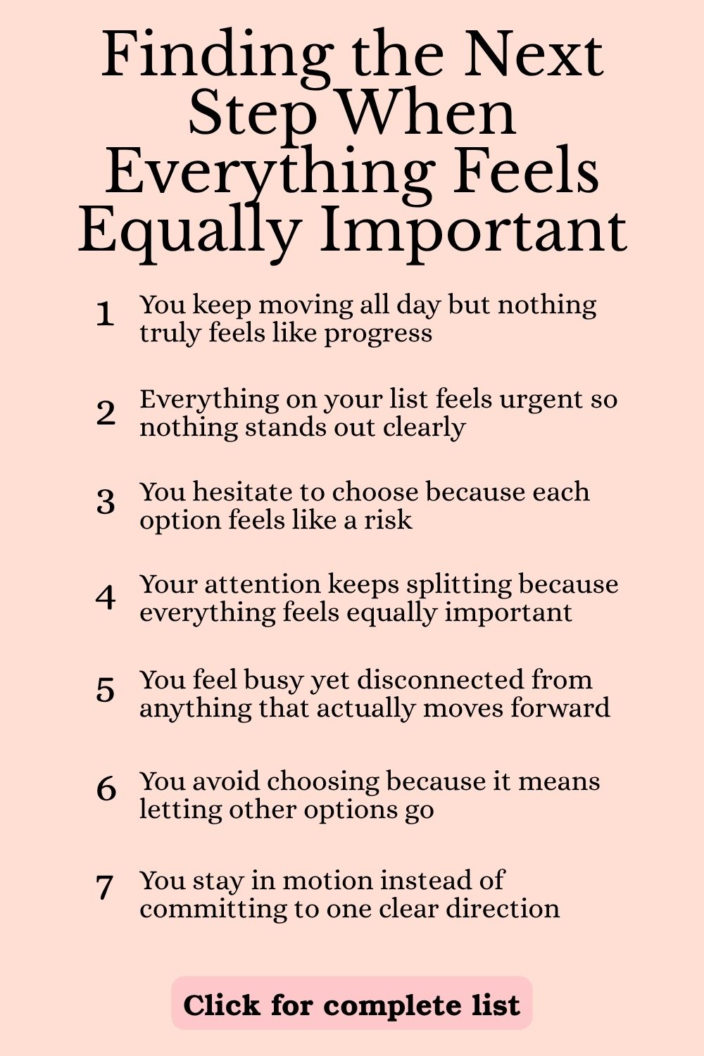 Stop Overthinking: The Next Obvious Step Rule That Breaks the Freeze