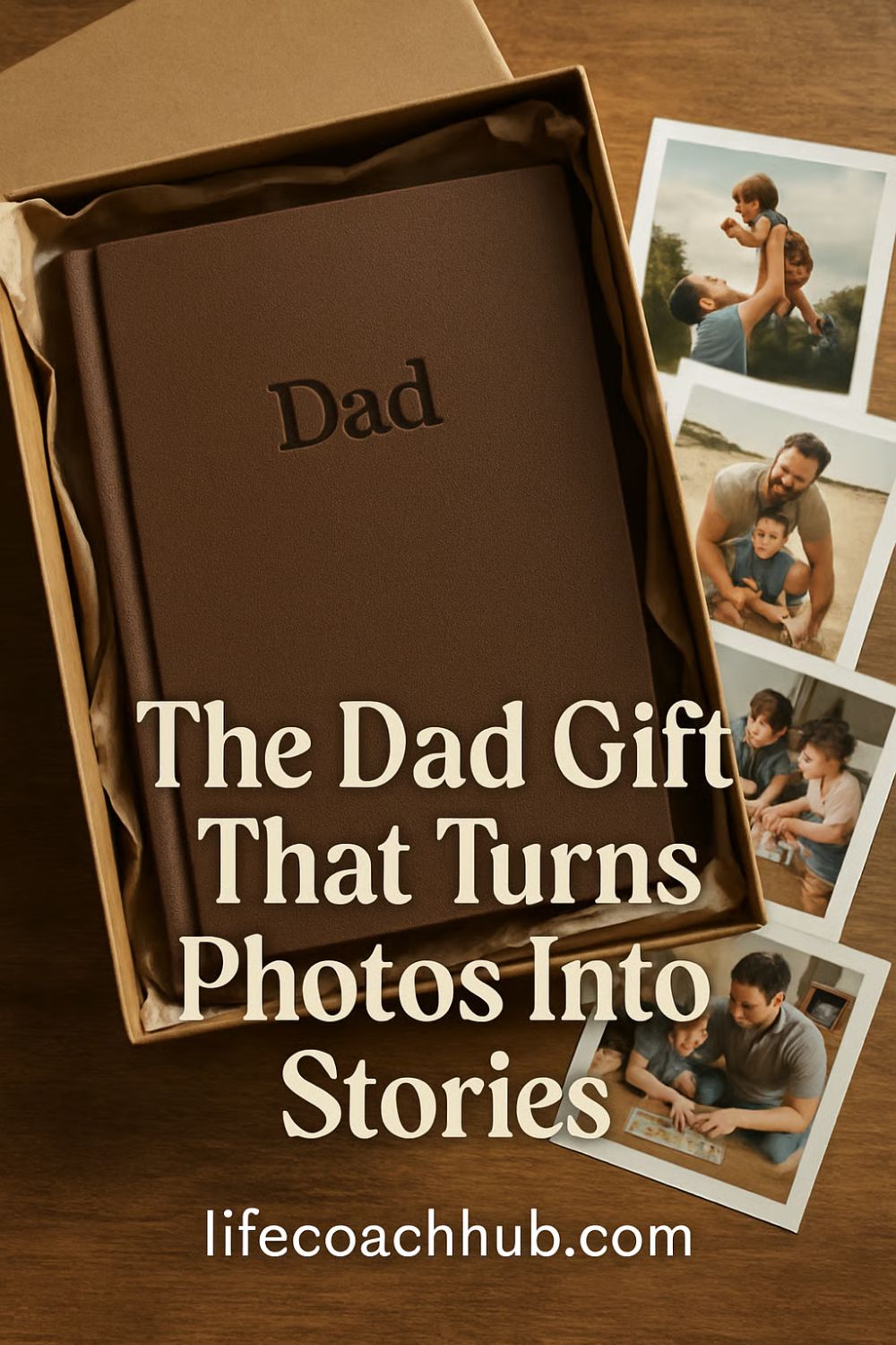 Dad Storytelling Keepsake Box for Fathers Who Love Family Memories