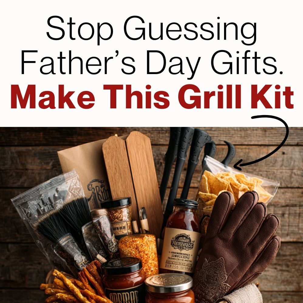 Grill Night Gift Bundle for Dads Who Love Cooking Outside
