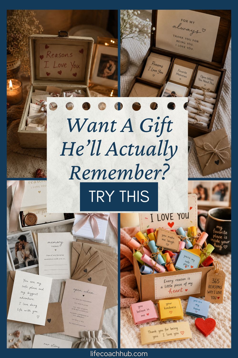 Reasons I Love You Keepsake Bundle for Husbands Who Value Words