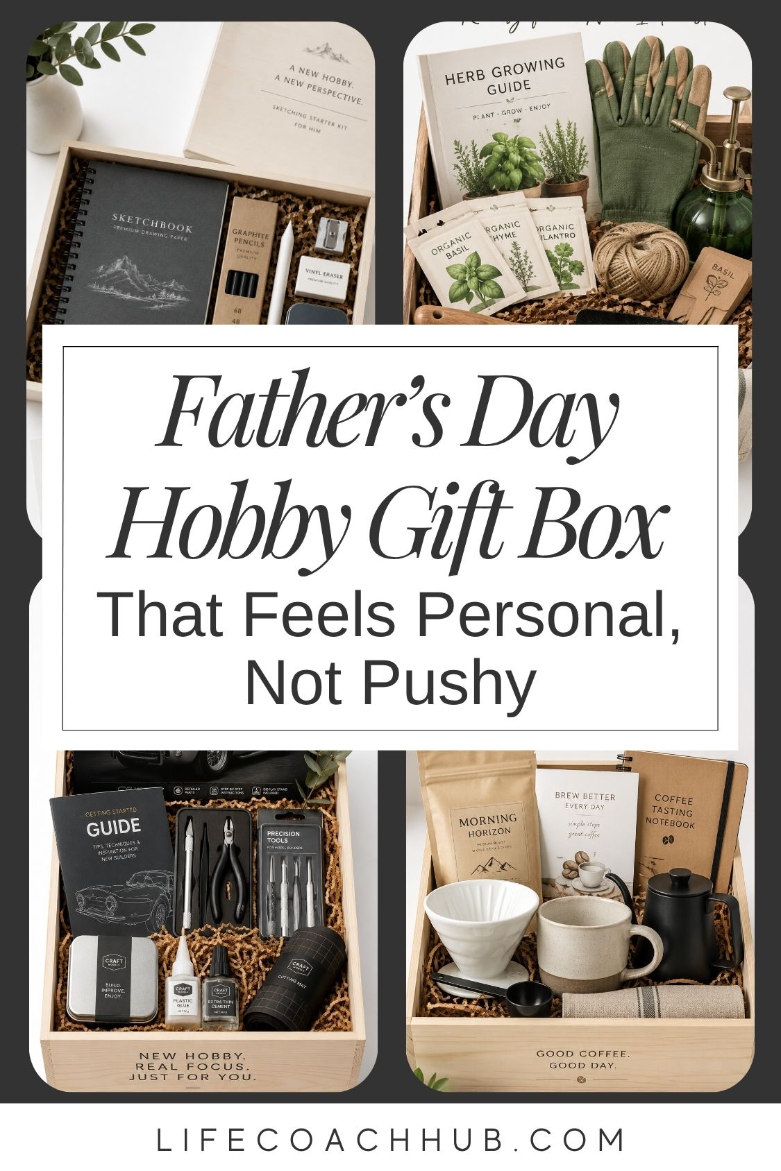 Hobby Starter Gift Box for Husbands Ready for a New Interest