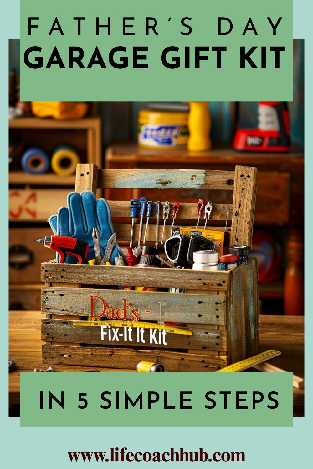 Garage Helper Gift Kit for Dads Who Fix Everything